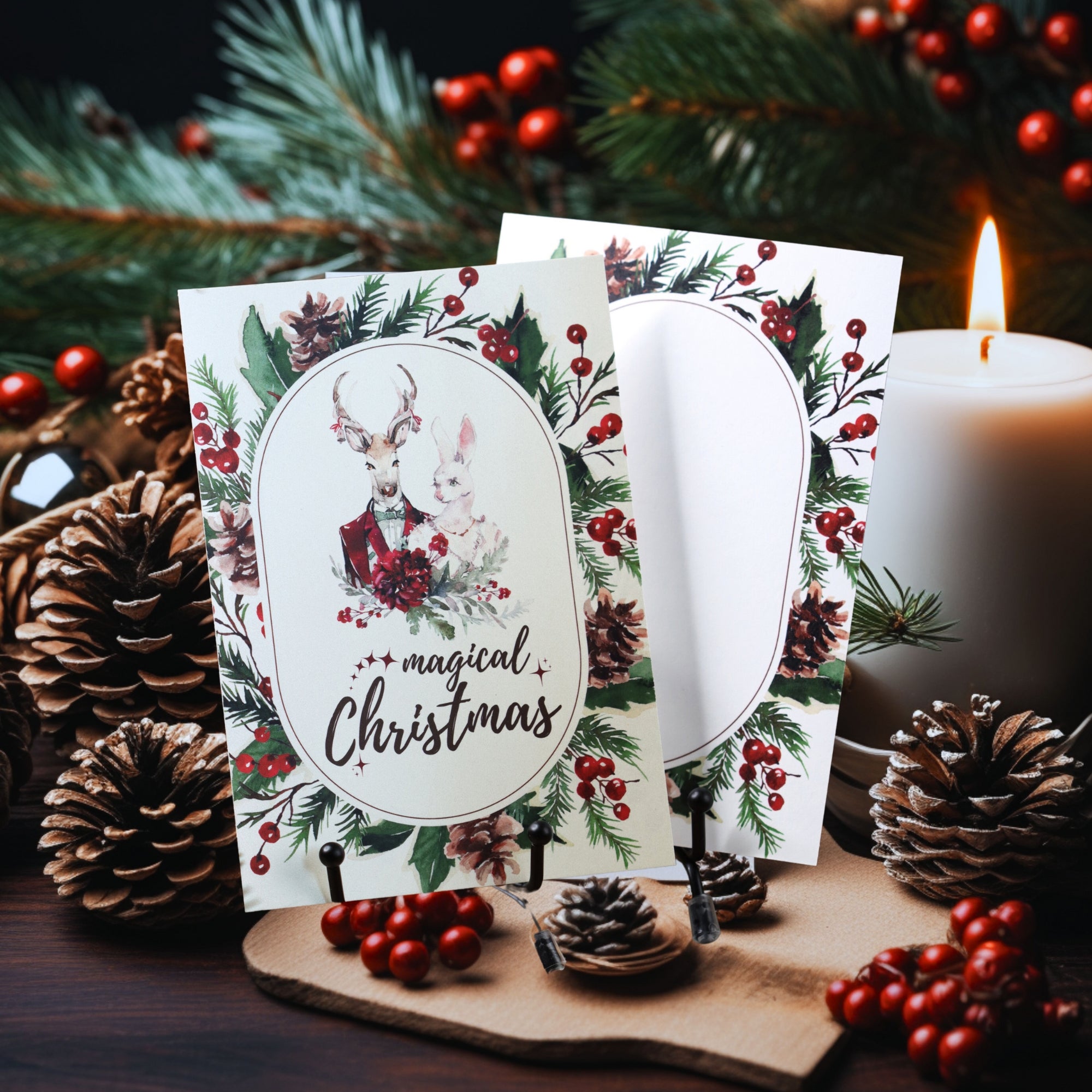 Magical Christmas Postkarte