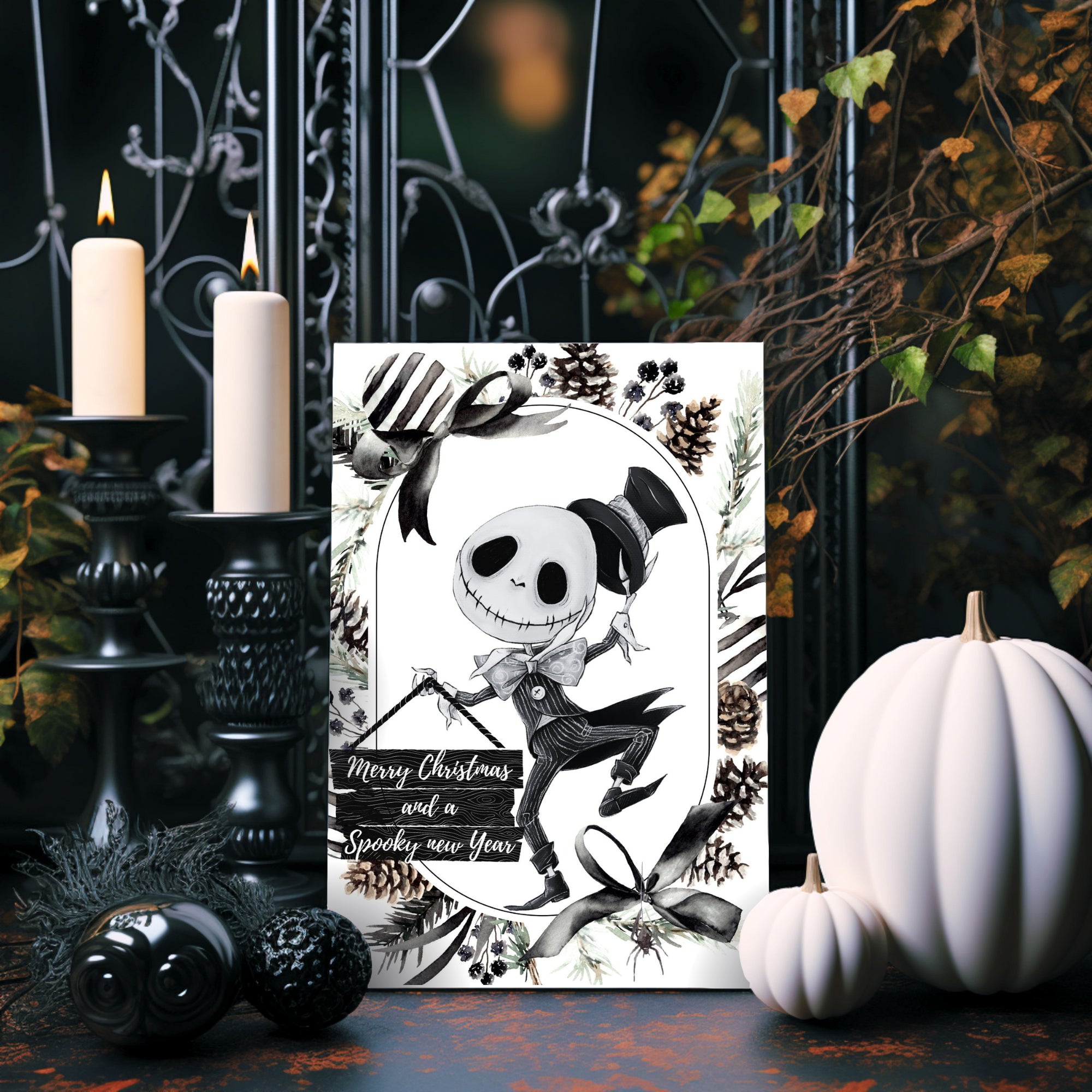 Gothic Christmas Postkarte